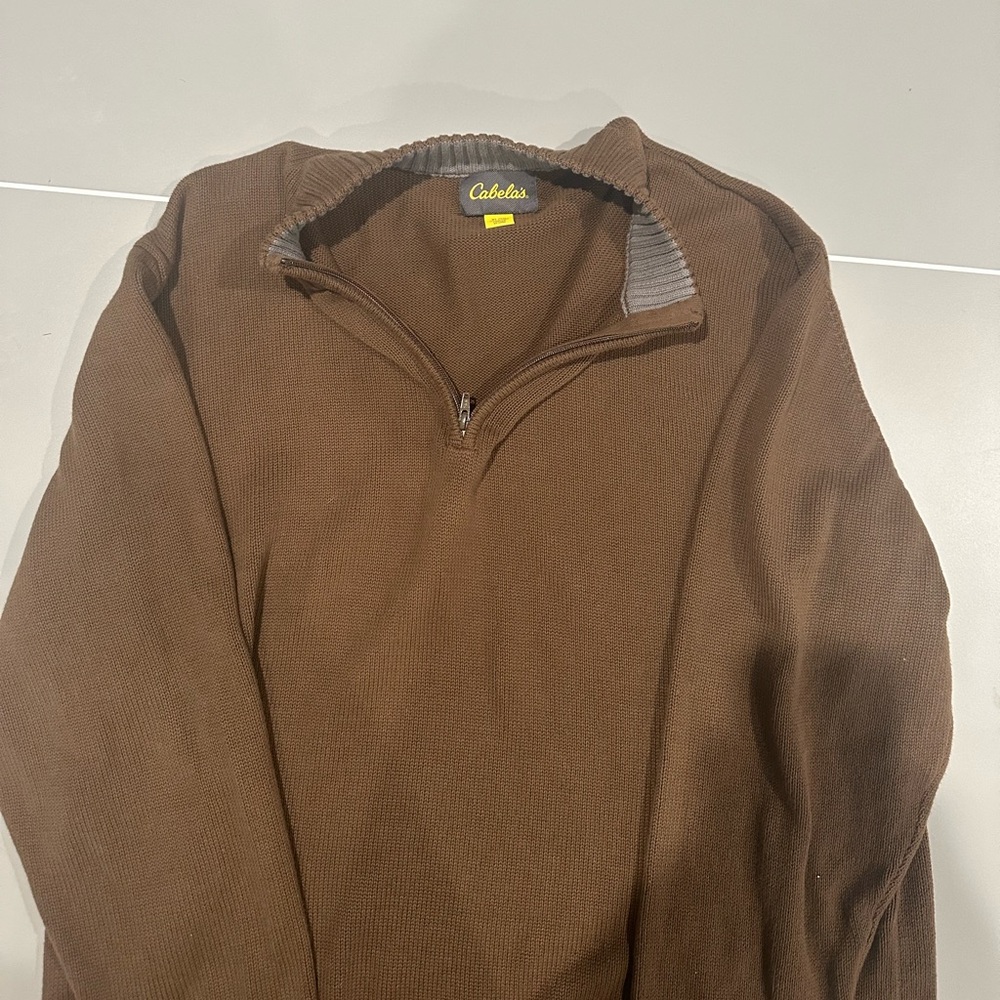 Men’s Cabelas Quarter-Zip Sweater